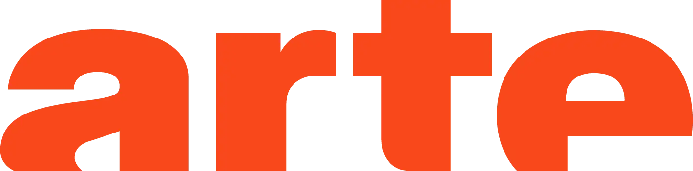ARTE European culture channel logo in orange.