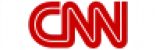 The CNN logo in bright red, featuring its signature bold, interconnected lettering with a white double-line stroke running through the center.