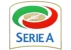 Serie A logo featuring a green and red curved shape forming a circle around a gold center, with the words "SERIE A" in blue text below.