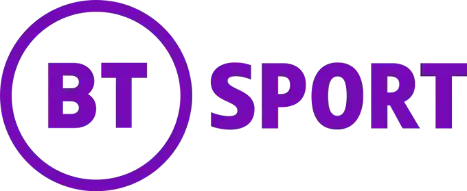 BT Sport purple logo with circular icon.