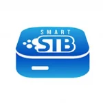 Smart STB emulator app logo — blue rounded box icon for MAG portal emulation and IPTV streaming on Android 2026